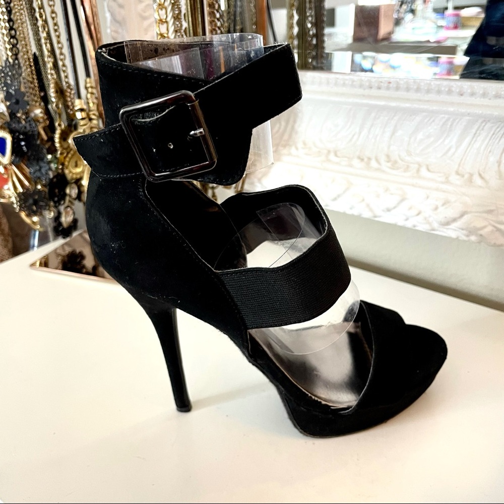 3/$20 Wild Diva ankle strap sandal heels
